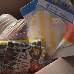Huge box full of dollar store price supplies