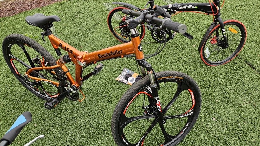 Electric Bike Rockefeller R100 Bike Folding Mountain Velo