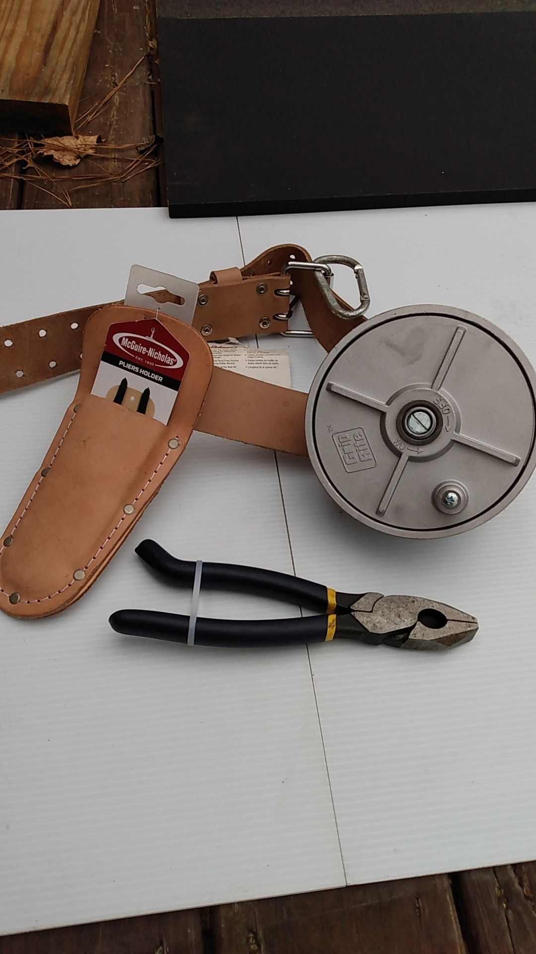 Ironworker reel and belt set