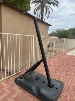 Basketball hoop base