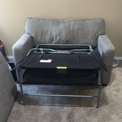 Couch, With Pull Out Twin Bed
