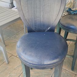 Rustic-style bar or counter stool