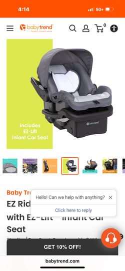 Baby trend easy ride car seat