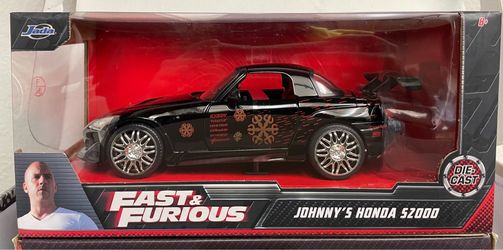 Fast & Furious Johhny Trans Honda S2000 1/24 Scale New