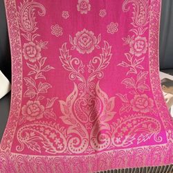 Floral Patterned Scarf