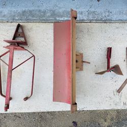 NOS Troy Bilt Horse Roto Tiller Parts Dozer Furrower With Bolo And Cultivating Tines, Instructions 1980