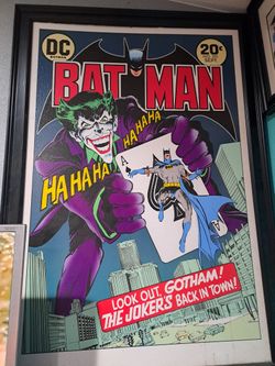 Joker/batman Comic Poster