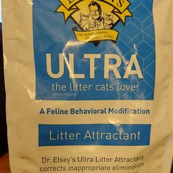 Dr. Elsey's Ultra Litter Attractant - 20 Oz, about 2/3 of a bag left.