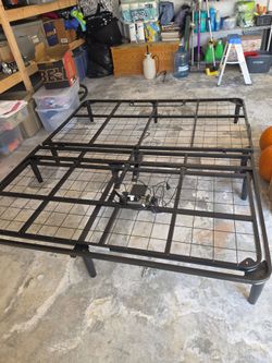 Cal-king electric adjustable bed frame