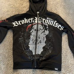 Ed Hardy X Broken Promises Hoodie