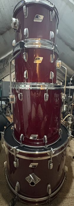 Vintage 80s Ludwig Drum Set