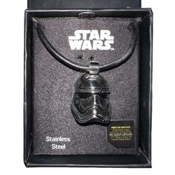 [SalesOne - STAR WARS Jewelry] Metallic Stormtrooper (First Order) Necklace