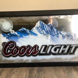 Vintage Coors Light Sign
