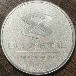 1oz 999 Elemetal SILVER Round