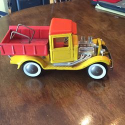 Old steel truck toy