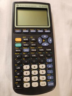 TI-83 PLUS CALULATOR