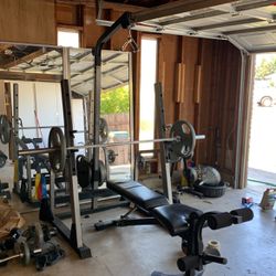 Squat rack And Bench Set