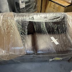 Macy’s Boston Chocolate Armless Loveseat – Modular Sectional Replacement Piece (2)