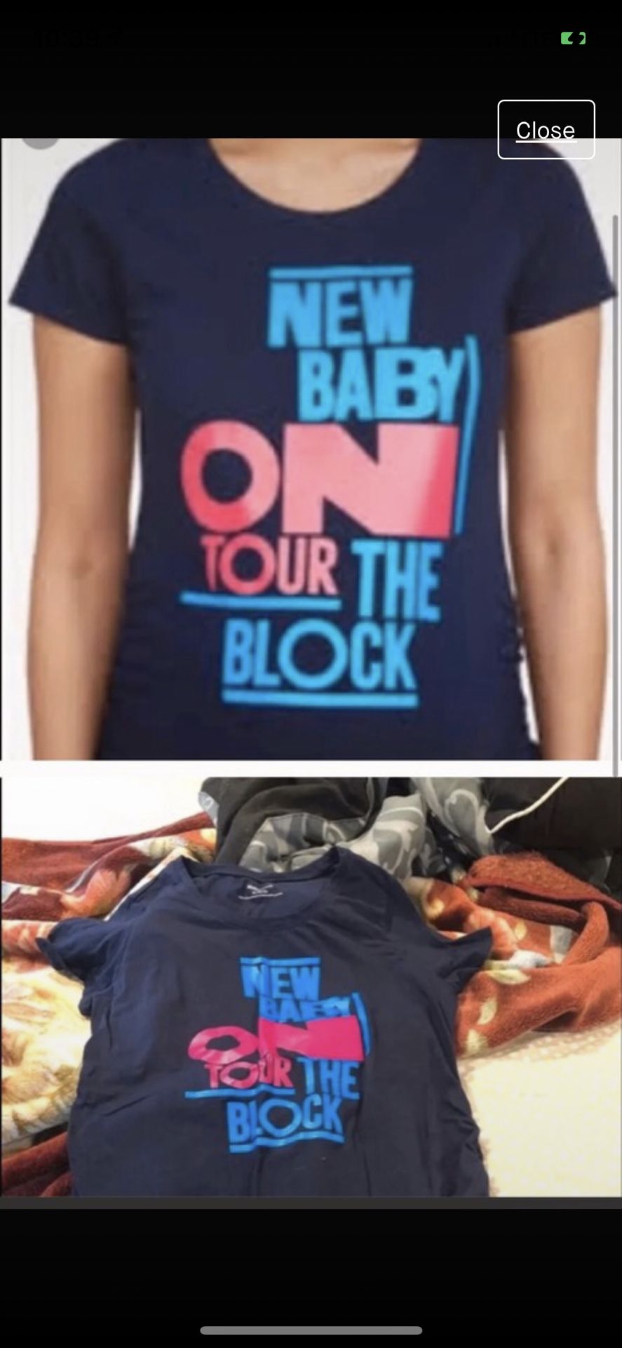 New Baby In The Block Maternity Tshirt
