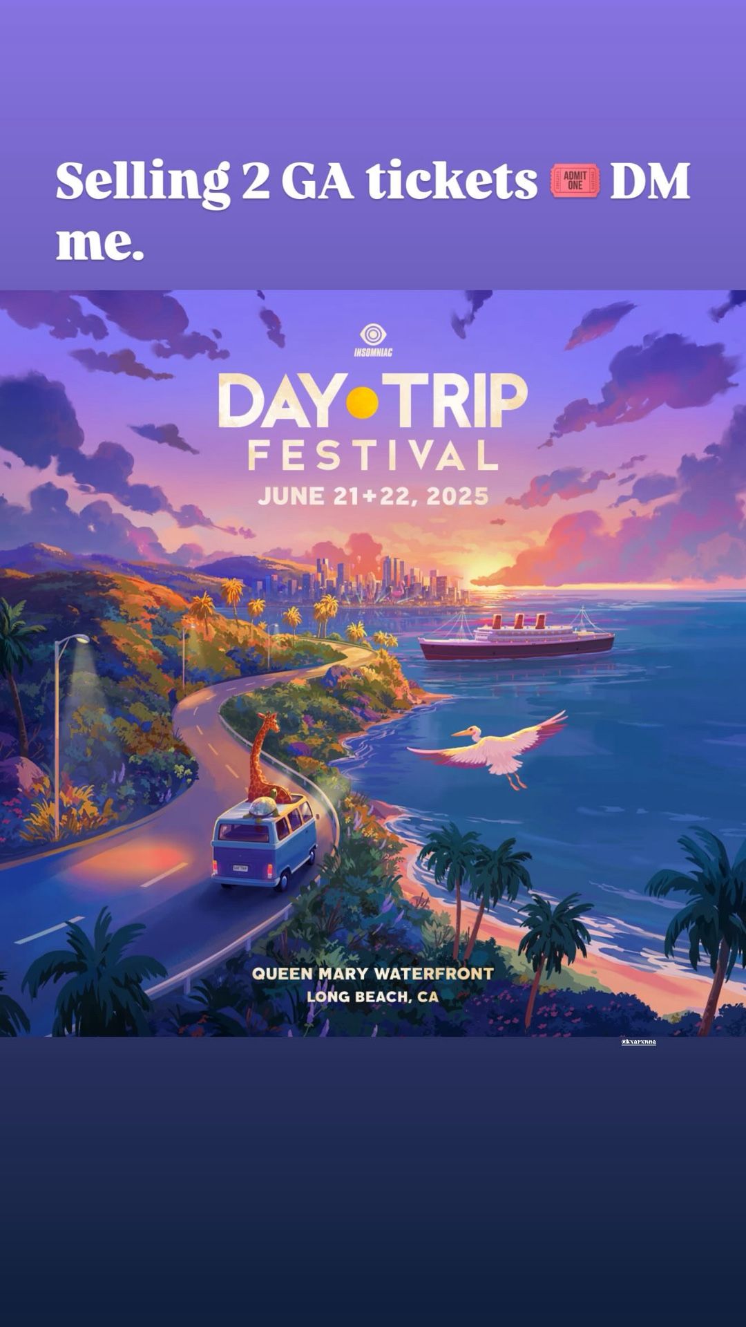 1 Day Trip Ticket GA 2 Day.