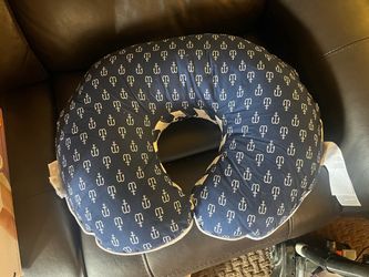 Boppy Nursing Pillow Navy Anchor Print
