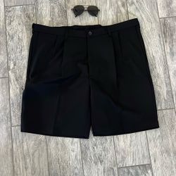 Black Golf Shorts Size 42 And Sunglasses