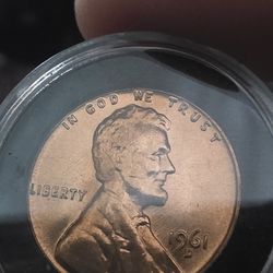 1961 D RED UNC 