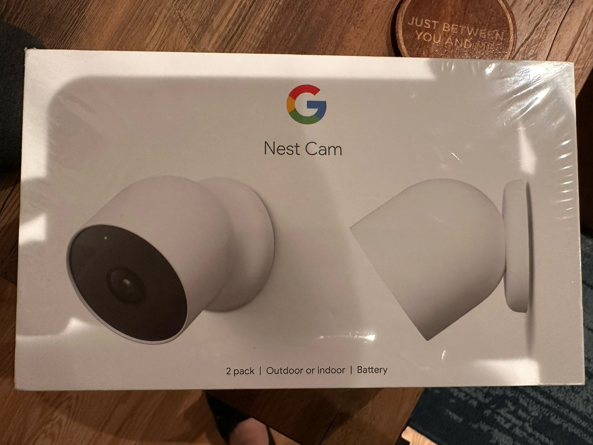 Nest Cam (Battery) - Indoor and Outdoor Wireless Smart Home Security Camera - 2 Pack