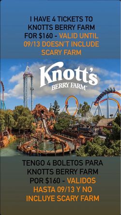 Knotts tickets