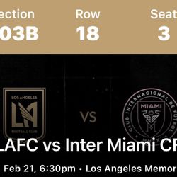LAFC VS INTER MIAMI ⚽️