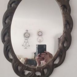 Vintage Turner Oval Wall Mirror 