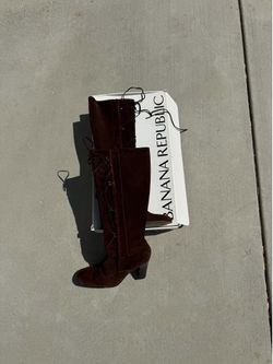 Banana republic brown suede boots- sz 9