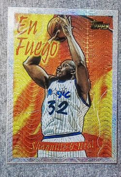 1996-97 Topps En Fuego Shaquille O'Neal Season's Best #3