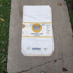 Gold Metal Flour Bags 