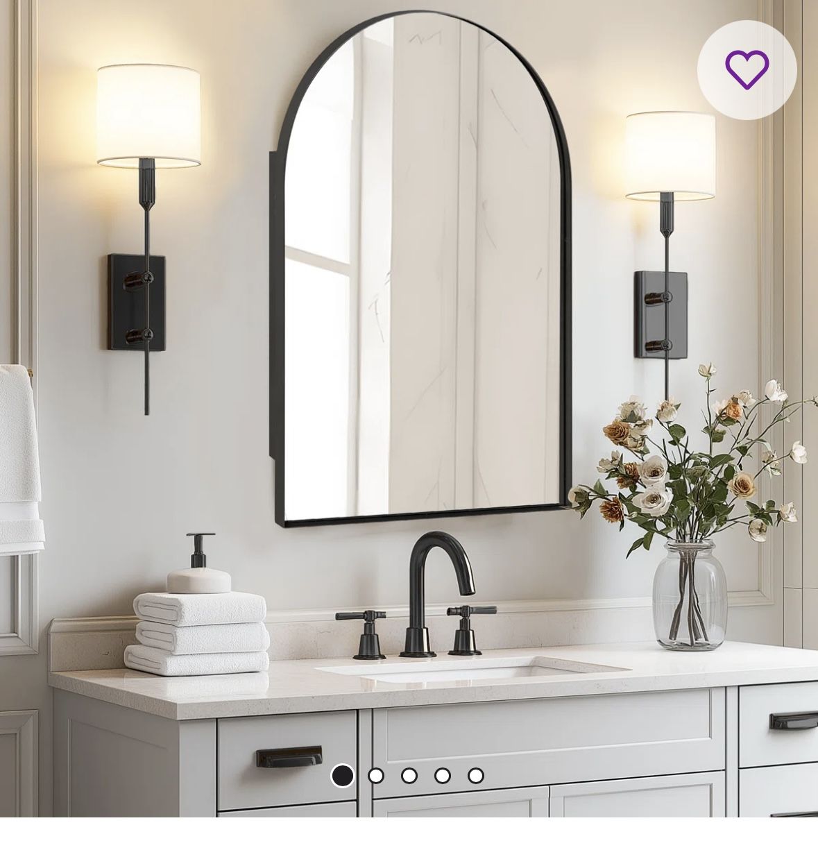 Arch Medicine Cabinet Mirror