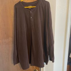 The foundry supply company brown 4X long sleeve shirt