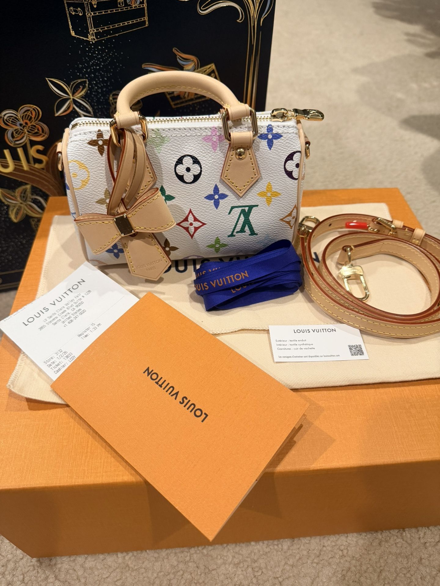 Louis Vuitton x TM Multicolor Nano Speedy