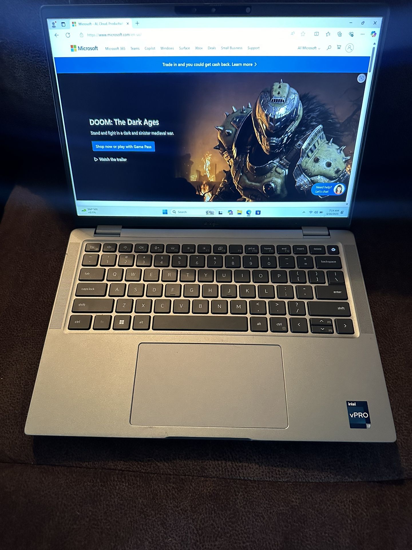 Like New Latitude 7440 I7 Laptop With 16gb ram And 235gb Of Storage