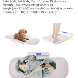 KAZETEC  HOME  BABY SCALE  -For Babies, Pets, And Adults!