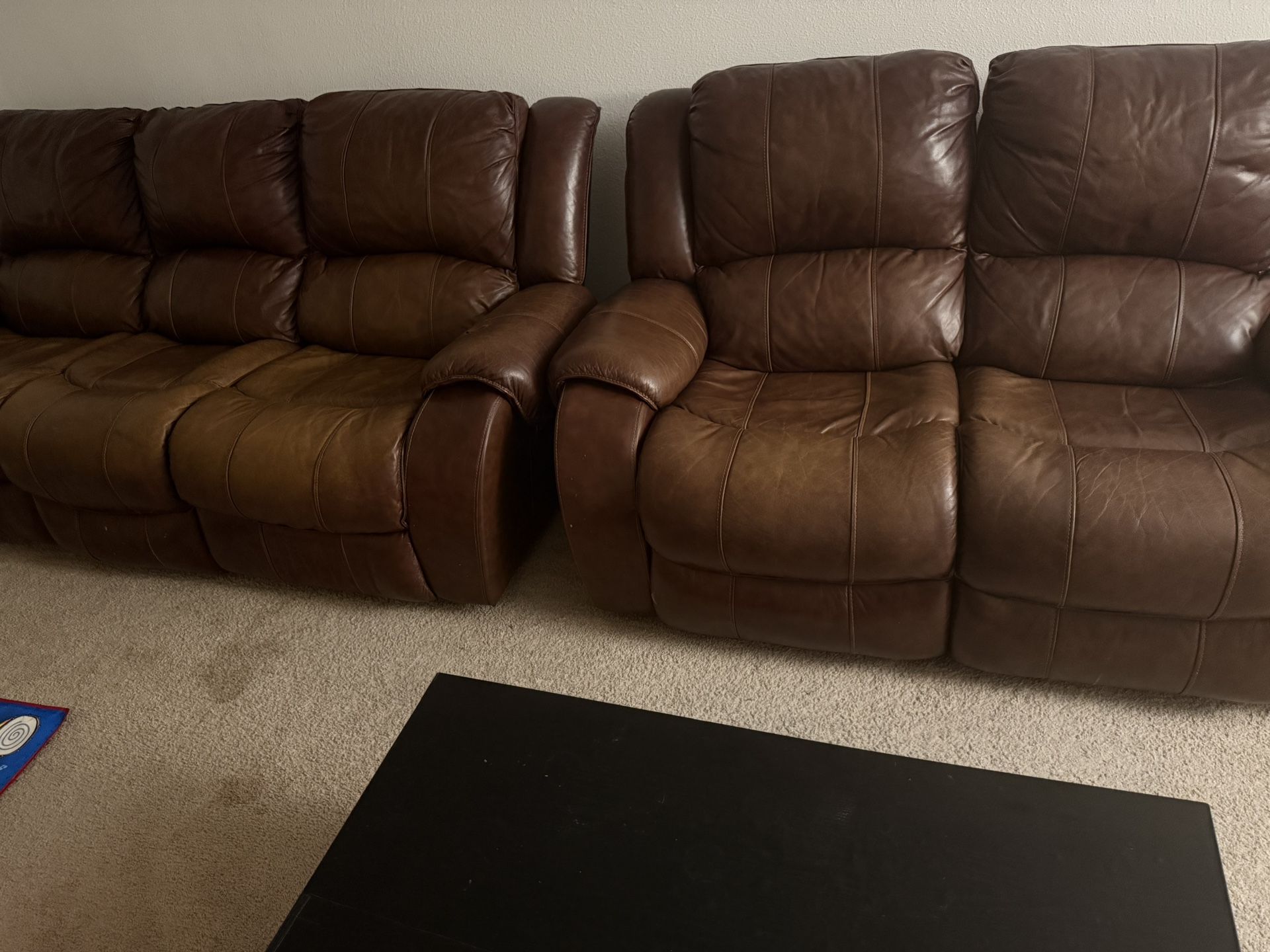 Moving Sale Good Condition Sofa And Loveseat Recliner