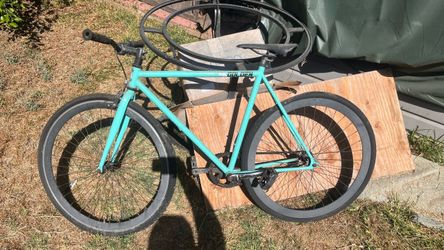 🔥Teal (Celeste) Golden Cycles "Striker" fixie bike, 700cc tires