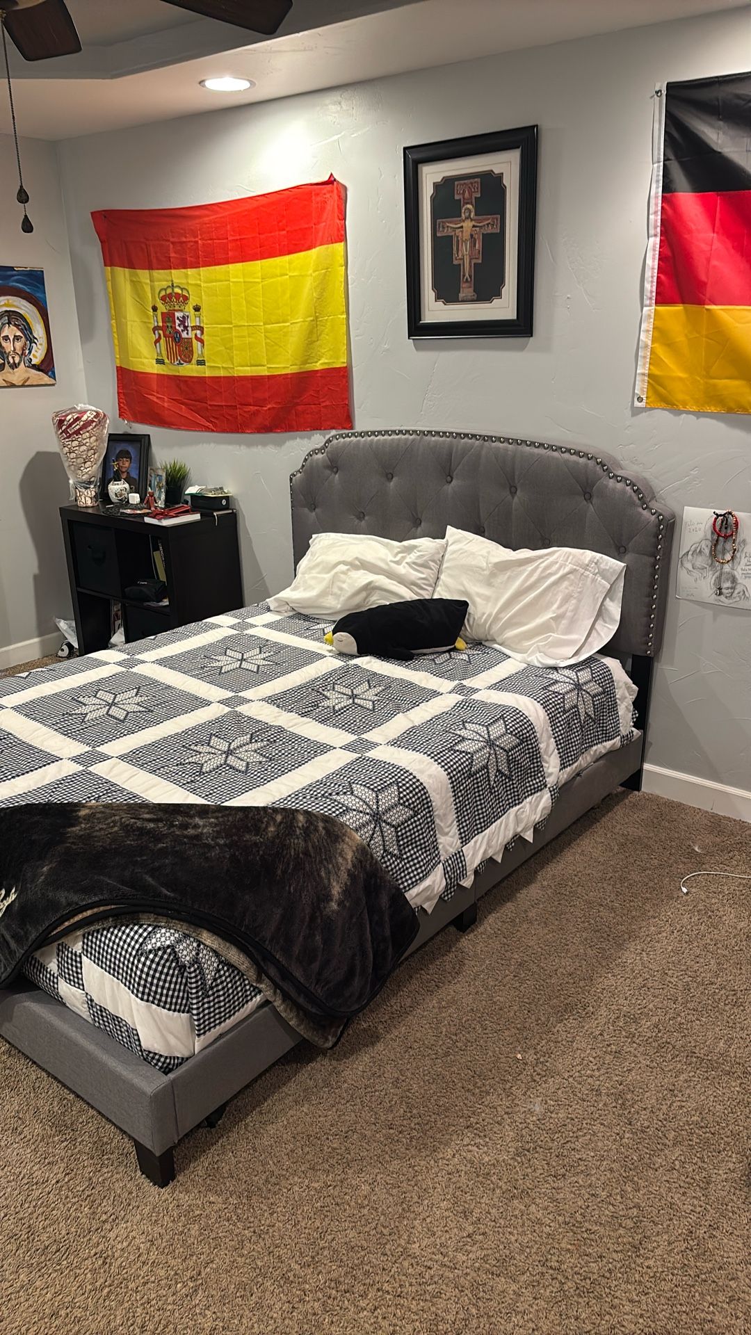 Bed Frame And Mattress (price Negotiable)