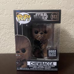2022 Galactic Convention Exclusive Chewbacca Funko Pop #513