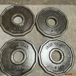 IRON GRIP OLYMPIC PLATES 2” Hole