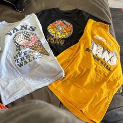 Vans Boys T-shirts 3 For $10