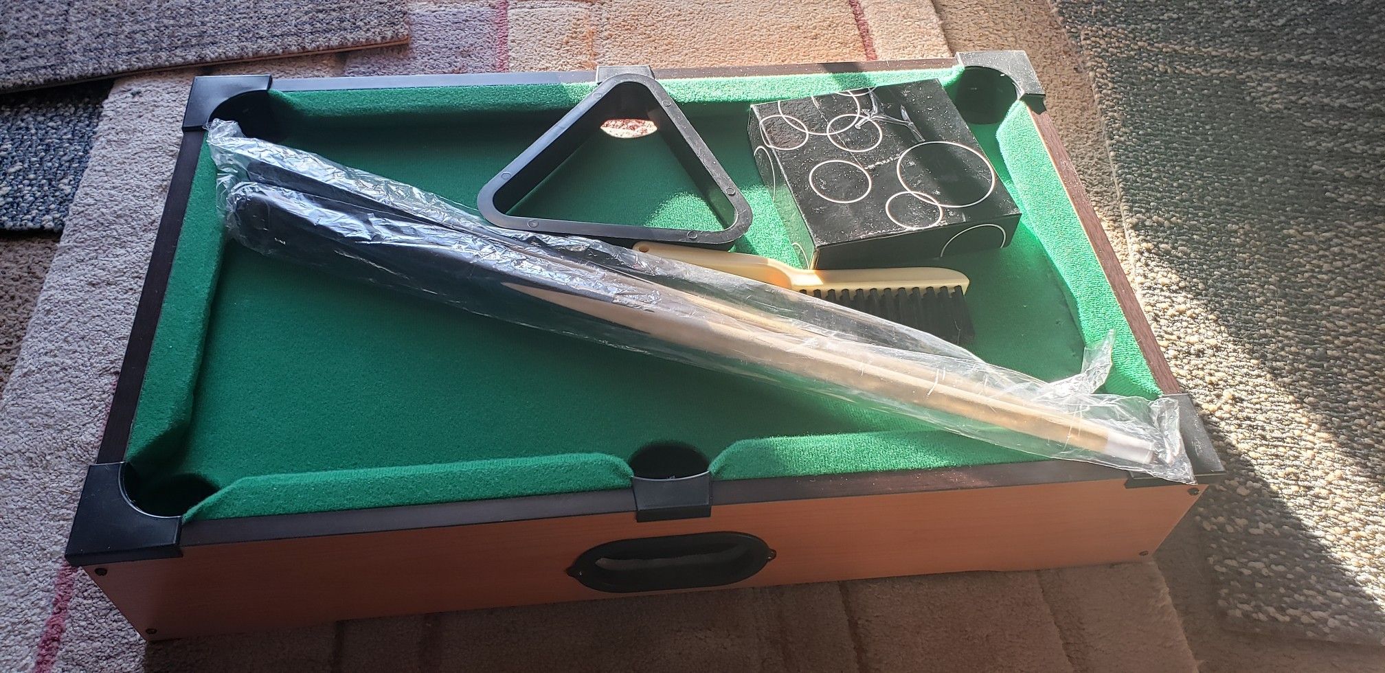 Totes Tabletop Pool Table Portable 2 Player Fun