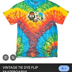 Vintage Tie Dye Flip Shirt