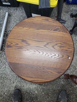 Antique solid wood coffee table
