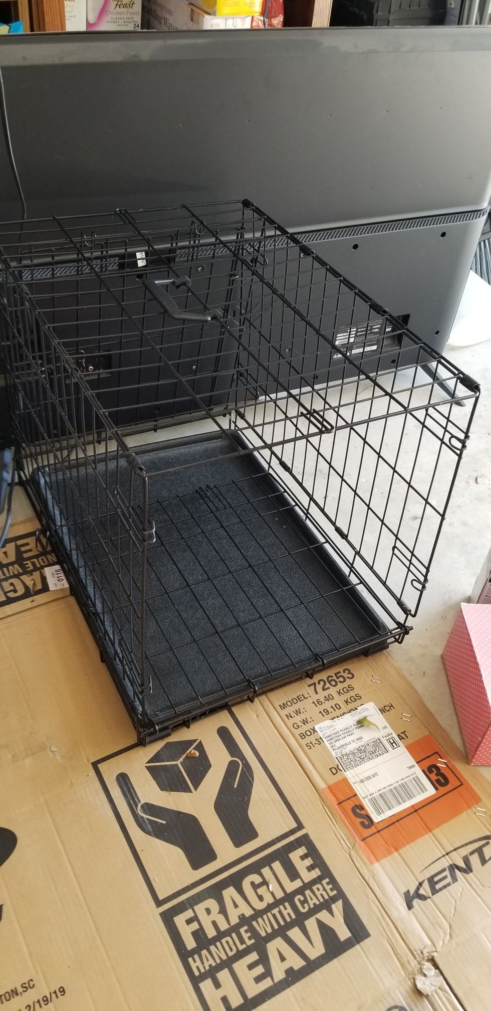 Folding Dog Crate small