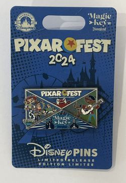 Disneyland Magic Key Pixar Fest 2024 Limited Edition Pin